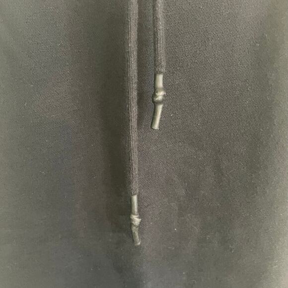 Rag & Bone Black Cotton Sweatshirt Skirt Drawstring Pencil Skirt Midi Size XXS - Picture 4 of 7